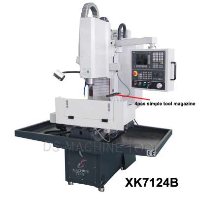 XK7124 economic CNC mill machine from China factory directly